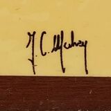 Table low Jean Claude Mahey design of the 1970s