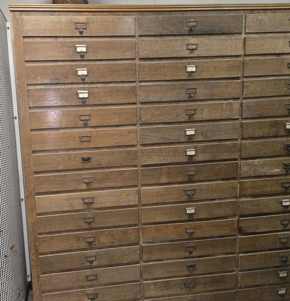 Large workshop cabinet with drawers – antique workshop / hardware / No. 2