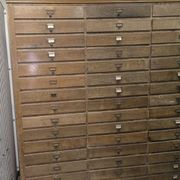 Large workshop cabinet with drawers – antique workshop / hardware / No. 2