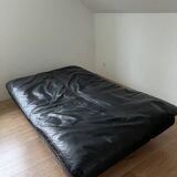 De Sede black leather sofa