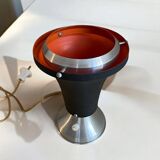 Space Age black and orange  table lamp