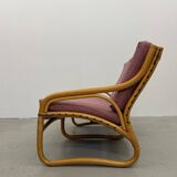 Vintage 1970s Scandinavian Bamboo Sofa