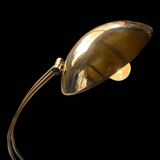 Massive UFO Gold Desk Lamp - 1970s