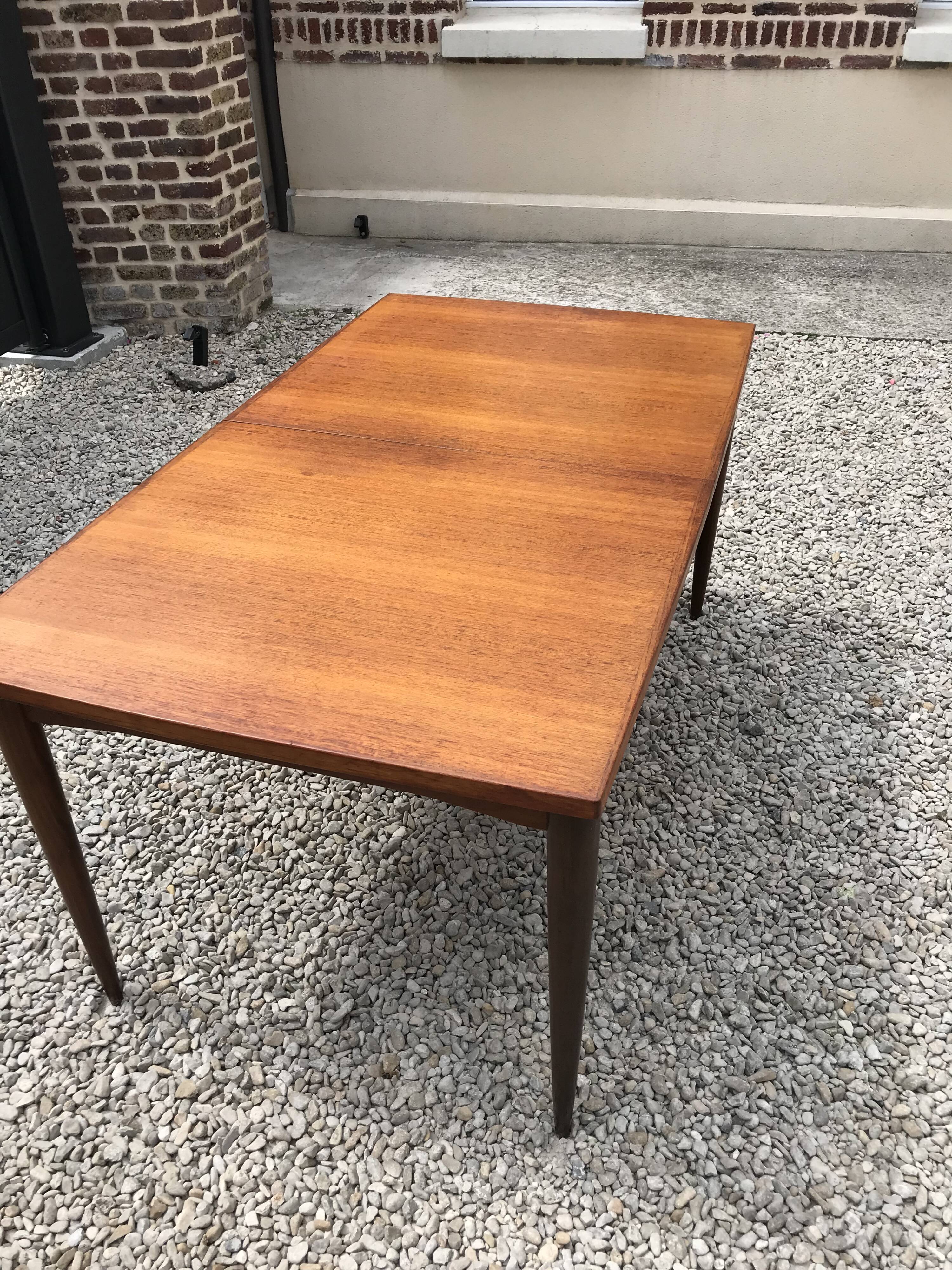 Scandinavian teak dining table