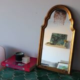 Vintage gilded wooden mirror