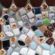Petit plat de service mosaïque Vintage