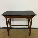 Small vintage wooden desk / console table