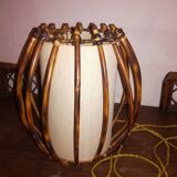 Lamp to be placed in rattan