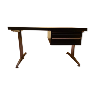 Office abbondinterni mahogany color almost black from the 70s.