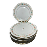 Seven antique Limoges porcelain plates – CFH / GDM