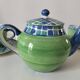 Portuguese tea service hand-painted ceramic