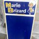 Plaque publicitaire peinte Marie Brizard