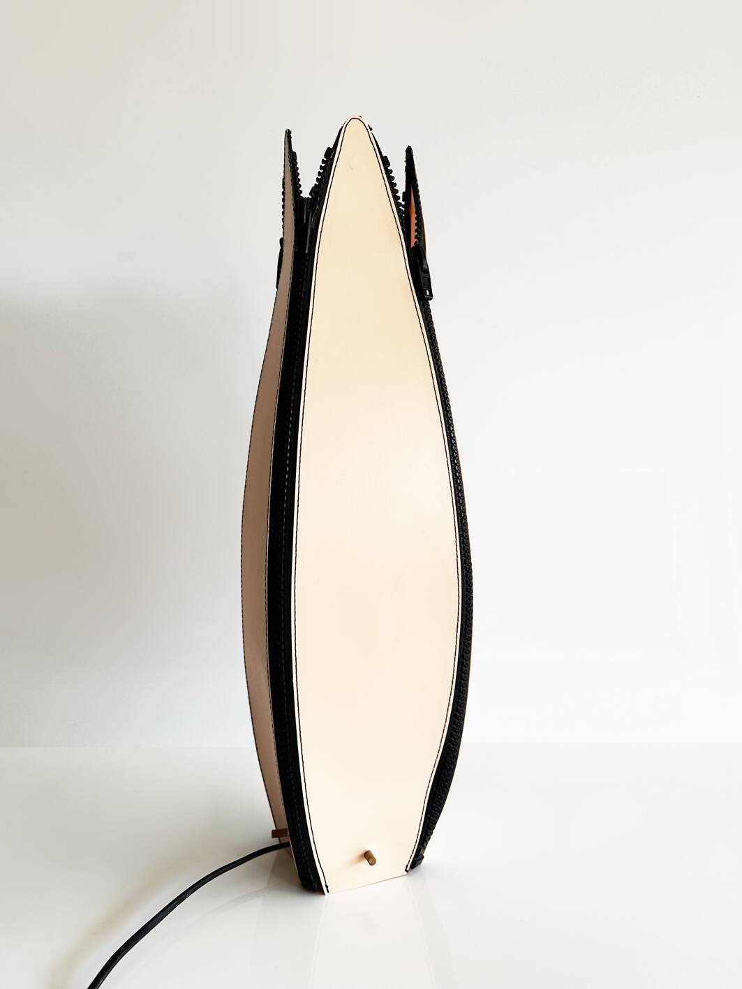 Large vintage PopArt zipped lamp. Italy, 1980s.