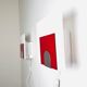 Minimalist Postmodern Wall Lights by Nafa Nybro Armaturfabrik, Sweden 1980s