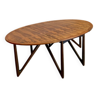 Danish rosewood dining table by Kurt Østervig 1960s