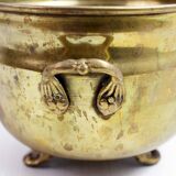 Cahce pot en laiton années 60