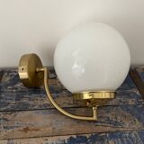 New electrified vintage globe wall lamp