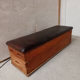 Banc, ancien plinth de gymnastique