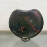Blown glass vase signed by Robert Pierini