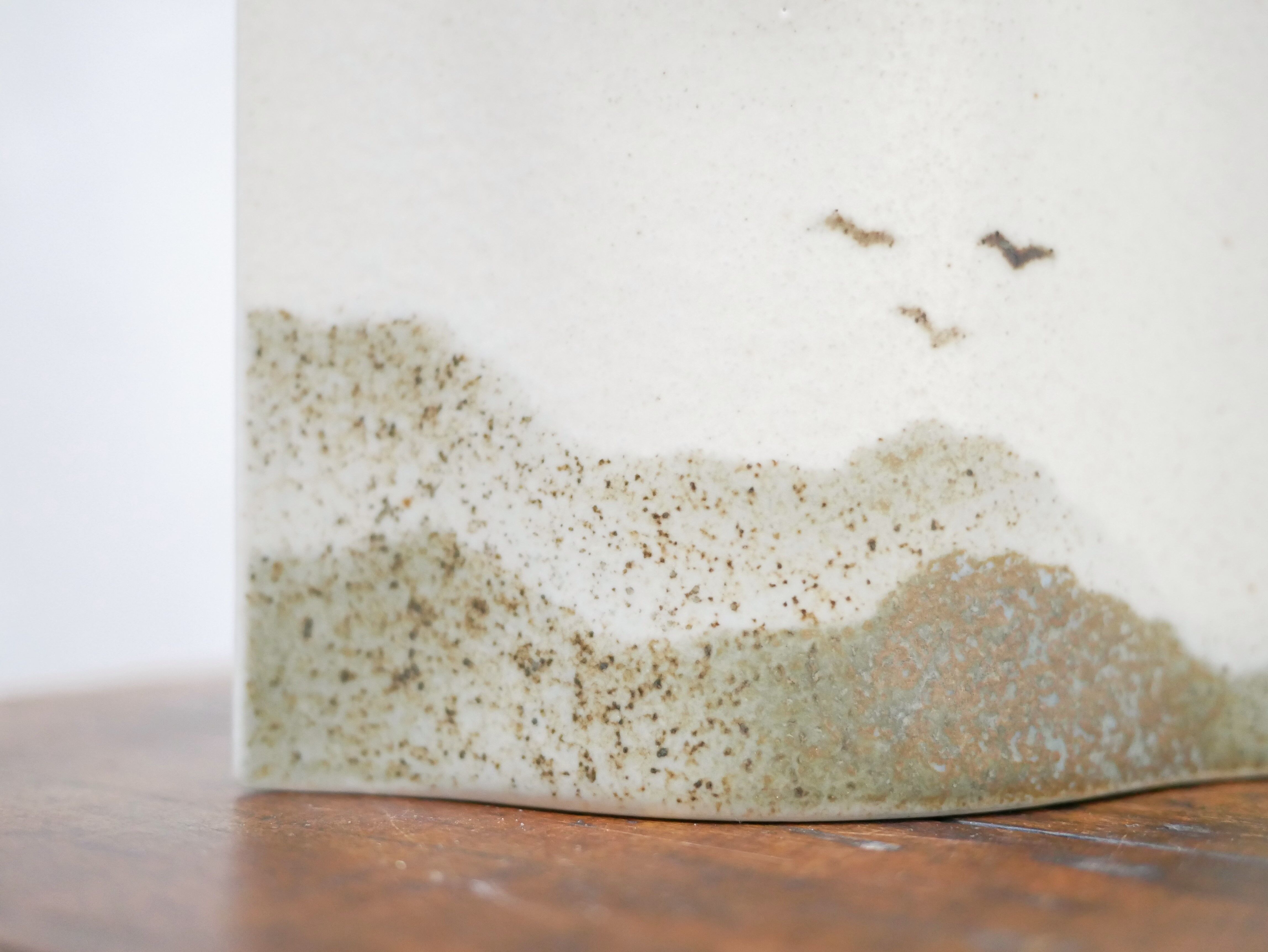 Vintage ceramic vase by the Virebent manufacture