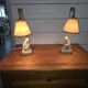 Pair of Louis XVI style bedside lamps, late 19th century