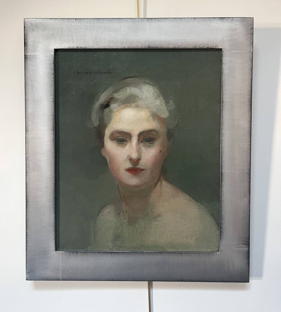 Lucien-Victor Guirand de Scévola (1871-1950) Portrait of his wife, oil on canvas signed