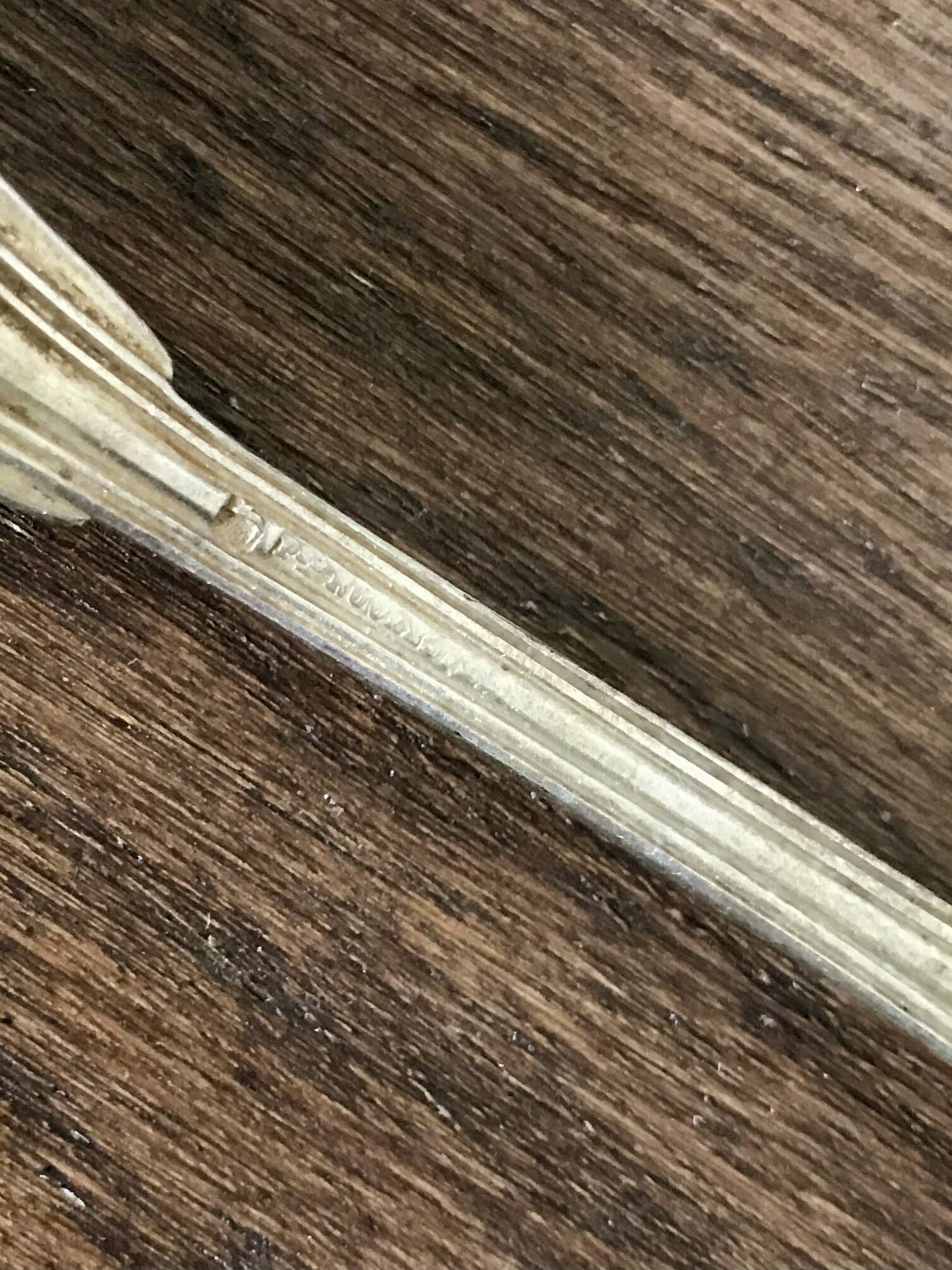 Set of 6 Christofle dessert spoons