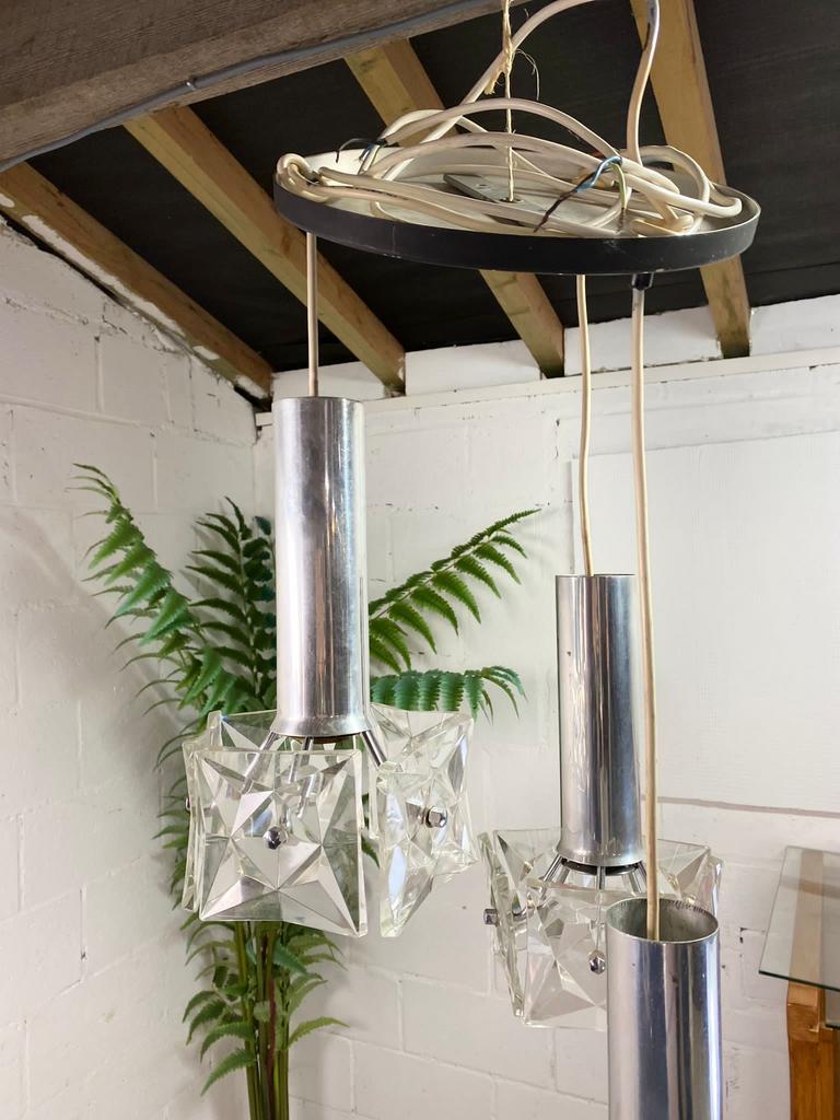 Chandelier, vintage suspension cascading kinkeldey