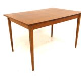 Scandinavian teak dining table, Sweden, 1960s
