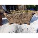 Pair of cast iron planters from 1900 by the Charleville-Mézières establishments.