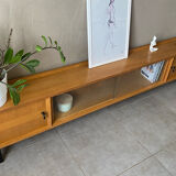 Vintage wooden row from the 50s-60s