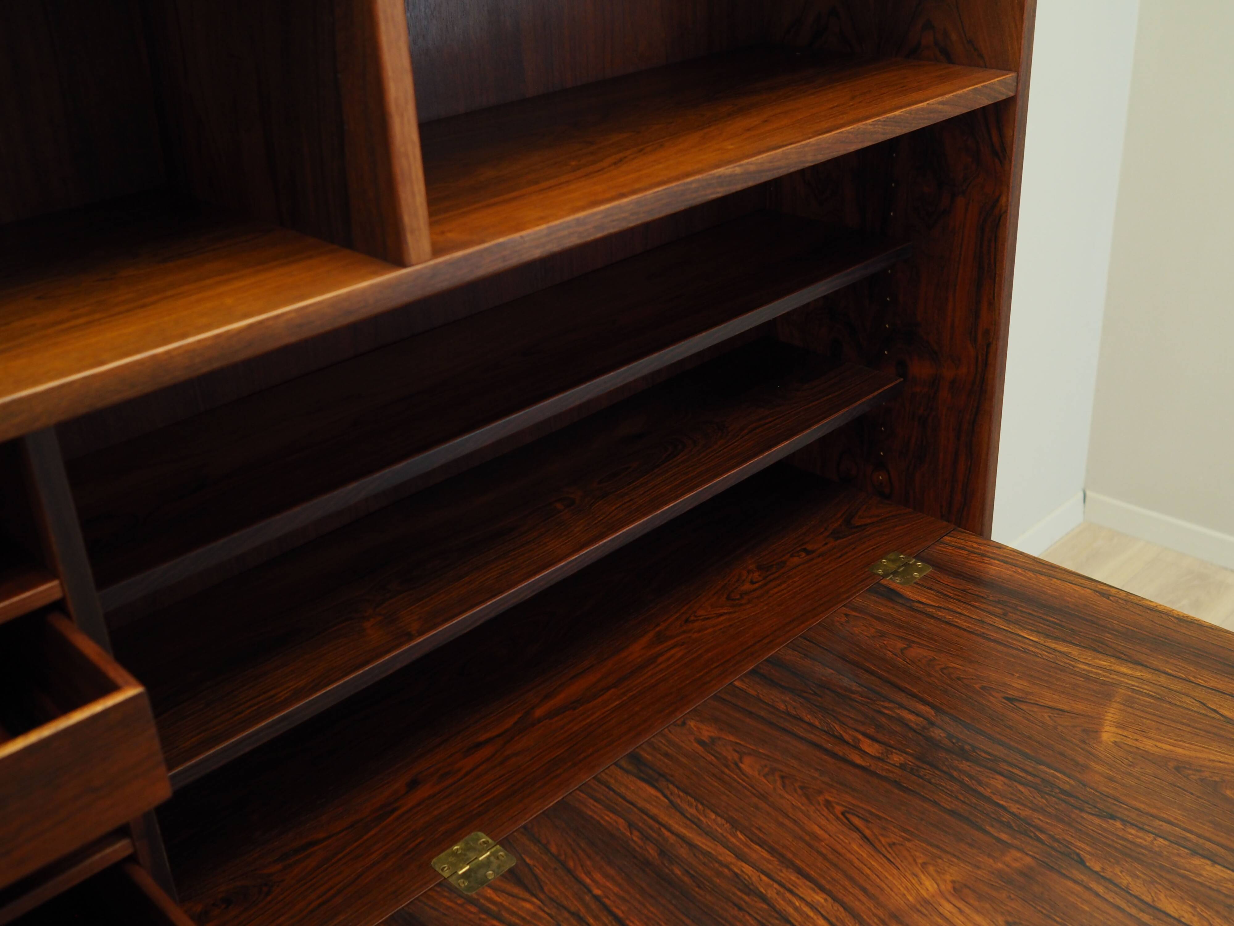 Rosewood bookcase, Danish design, 1970s, designer: Carlo Jensen, production