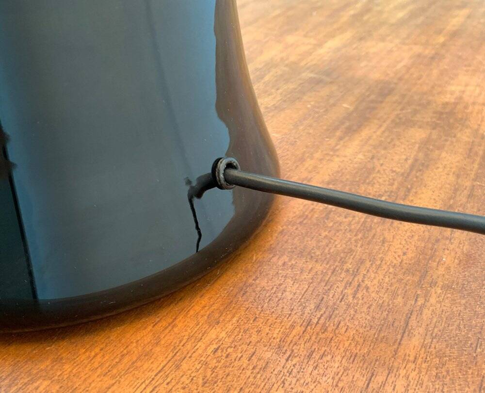 Mid-Century glass table lamp Ml by Ingo Maurer for M-Design, Germany, 1960s