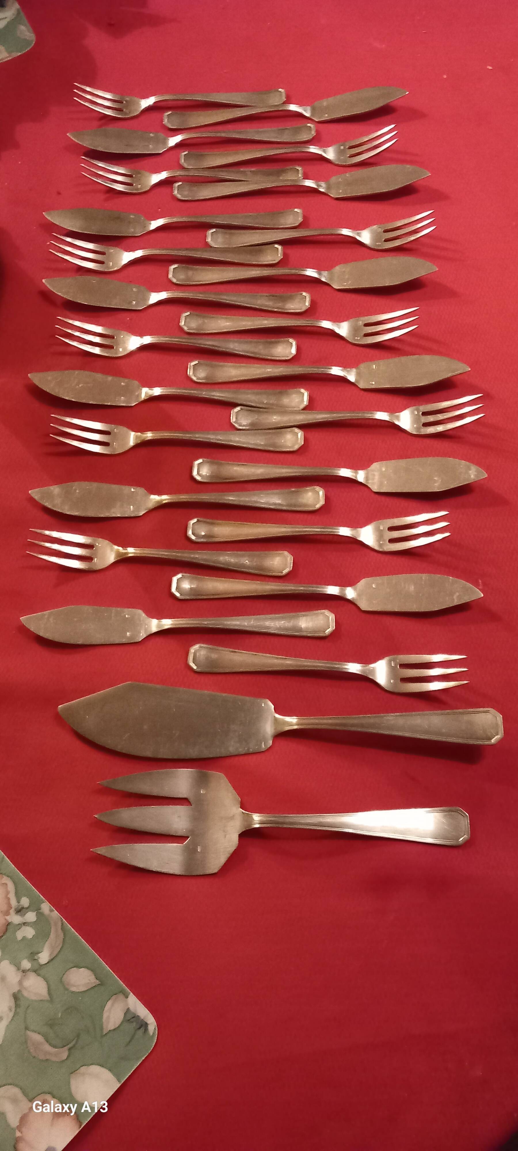 SILVER METAL FISH CUTLERY FRIONNET François