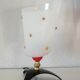 Rockabilly side lamp, perspex and brass, Pierre Guariche style, 1950