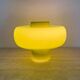 Mid-century design green glass Swedish table lamp, 1970s