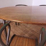 Ensemble table et chaises Mullca enfants par Jacques Hitier