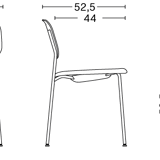 Chair Soft Edge 10 Upholstery by Hay, Set of Two