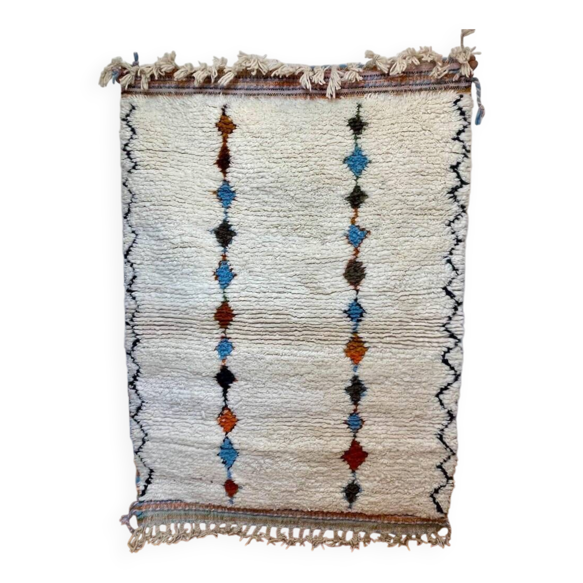 Traditional handmade Moroccan Berber rug Azilal 1.5/2.5 m