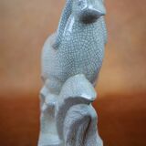 Art Deco pheasant in glazed earthenware by Louis Fontinelle - 1930s