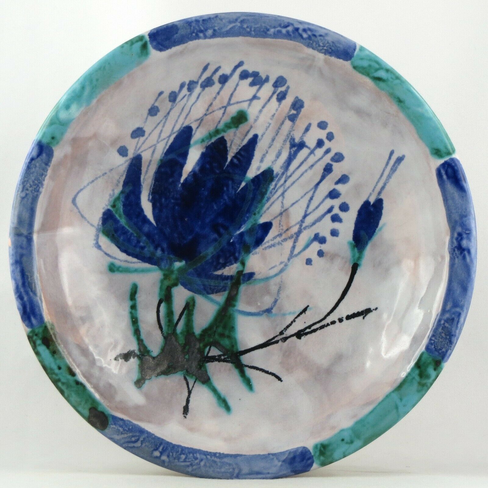 Ceramic tripod Le Brescou vintage Vallauris