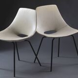 Pair of Amsterdam Pierre Guariche chairs