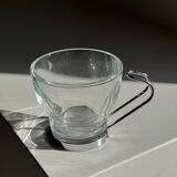 Set of 9 vintage Italian cups with metal handles.