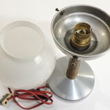 Table lamp /opaline /vintage/bedside lamp