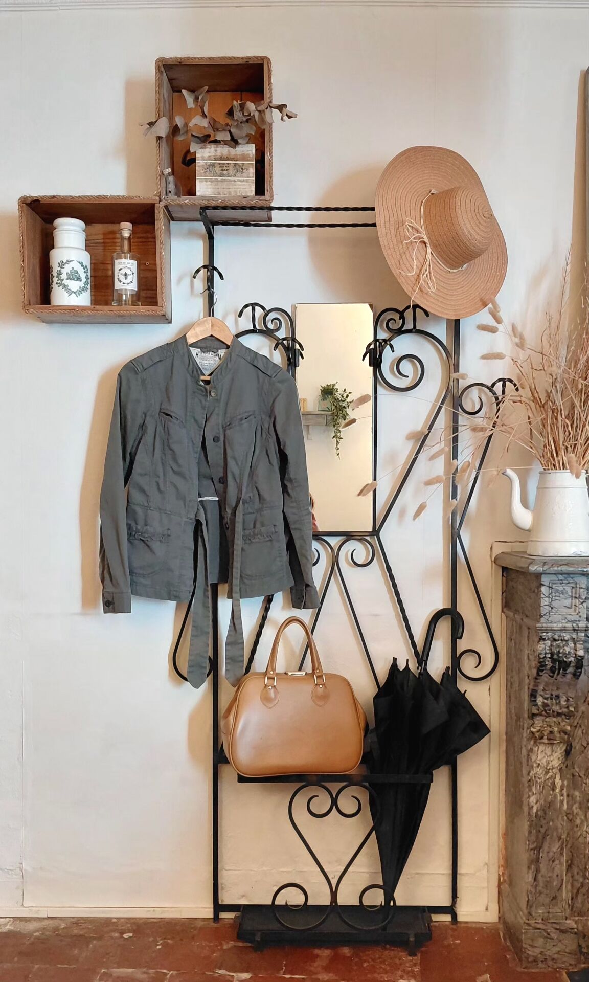 Vestiaire d'entrée vintage