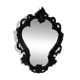 Miroir moulure noir