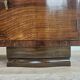 Art Decò console in mahogany burl