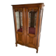 Display cabinet in walnut, glass & mirror, Louis XV style