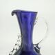Mid-century modern jug, cobalt double-layered glass, designed by K. Gorski, Poland, 1970s