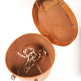 Leather hat trunk